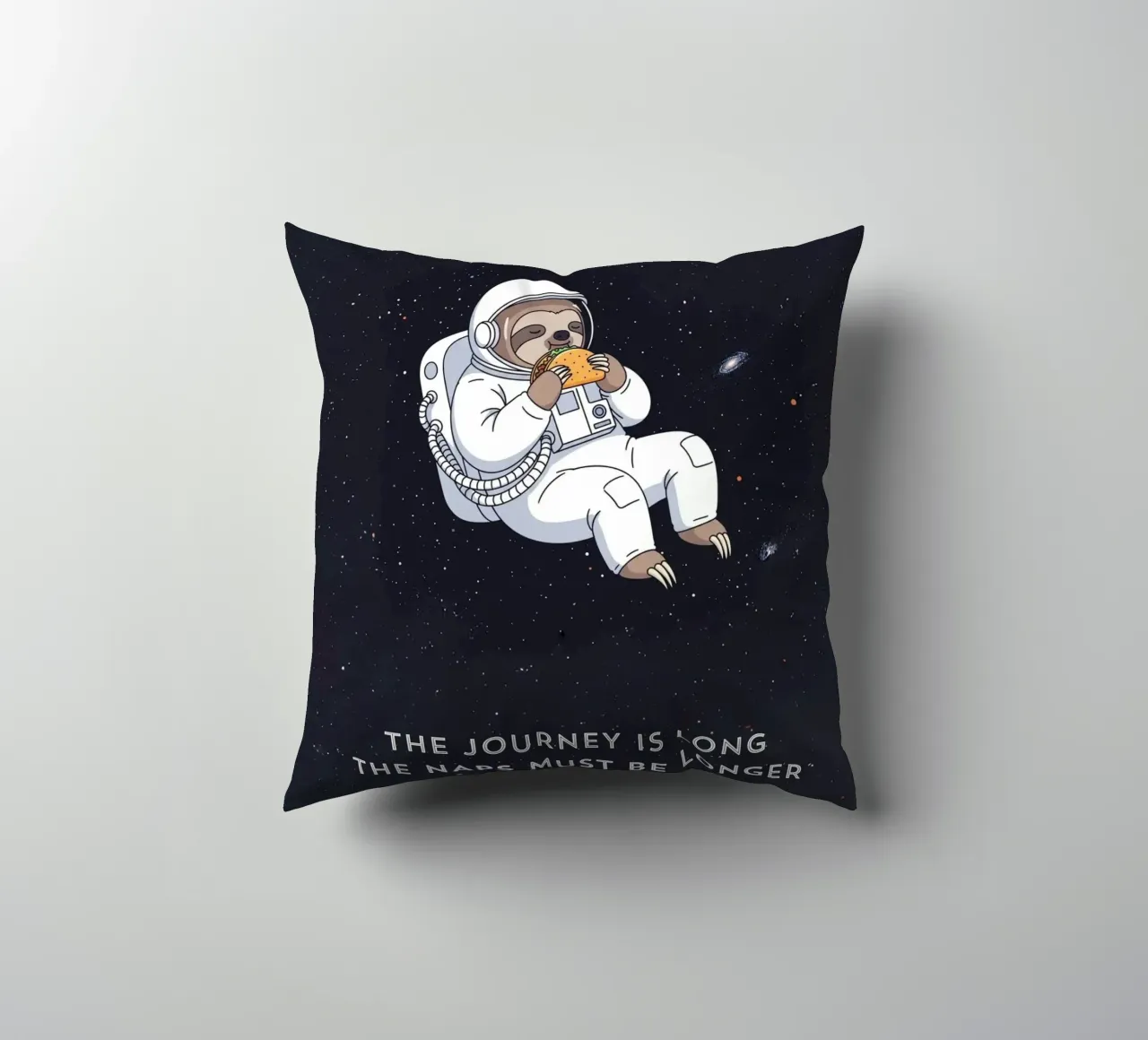 ASTRO SLOTH: Maybe It's Not Procrastination, It's My Orbit. cuscino da ZEN VACATION