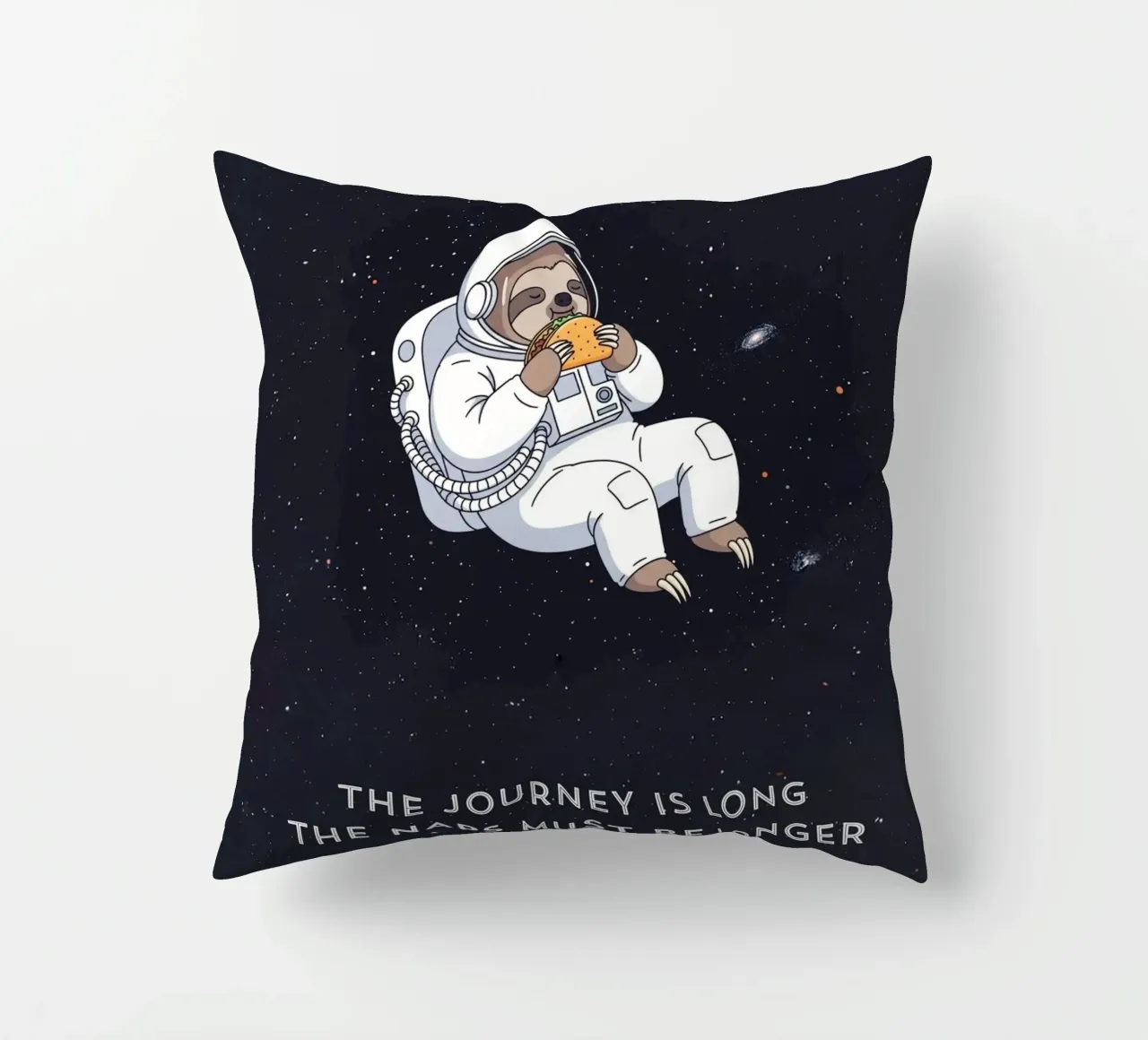 ASTRO SLOTH: Maybe It's Not Procrastination, It's My Orbit. cuscino da ZEN VACATION