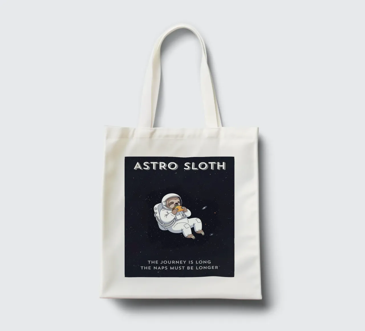 ASTRO SLOTH: Maybe It's Not Procrastination, It's My Orbit. borsa in juta da ZEN VACATION
