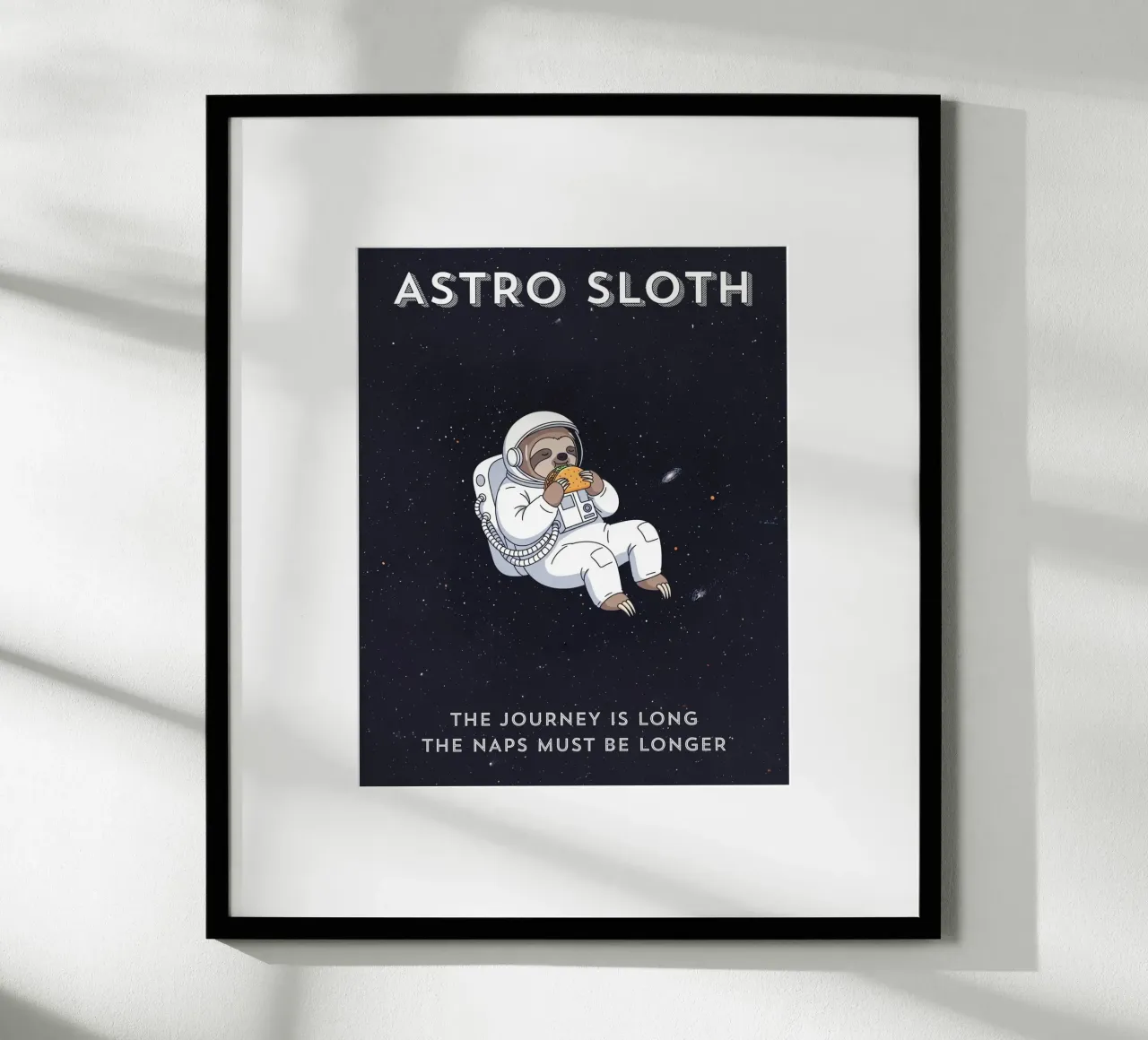 ASTRO SLOTH: Maybe It's Not Procrastination, It's My Orbit. carta hahnemühle da ZEN VACATION
