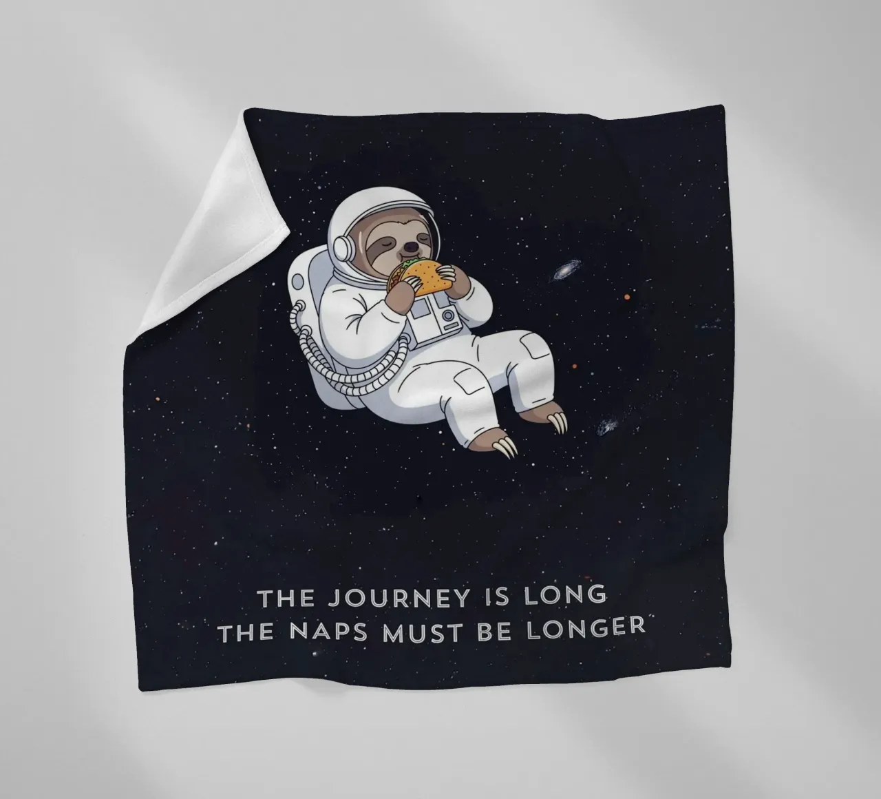 ASTRO SLOTH: Maybe It's Not Procrastination, It's My Orbit. coperta in pile da ZEN VACATION