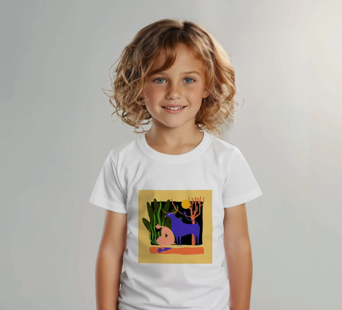 River Bathing Kinder T-Shirt von Studio One