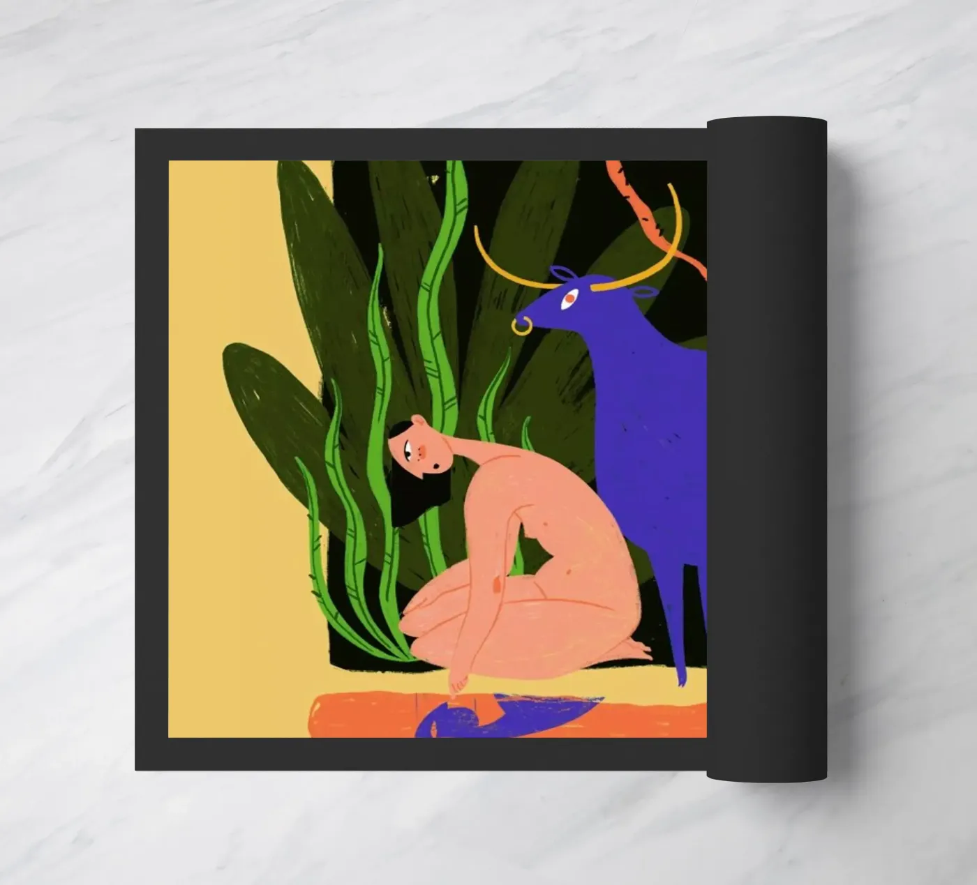 River Bathing deurmat van Studio One