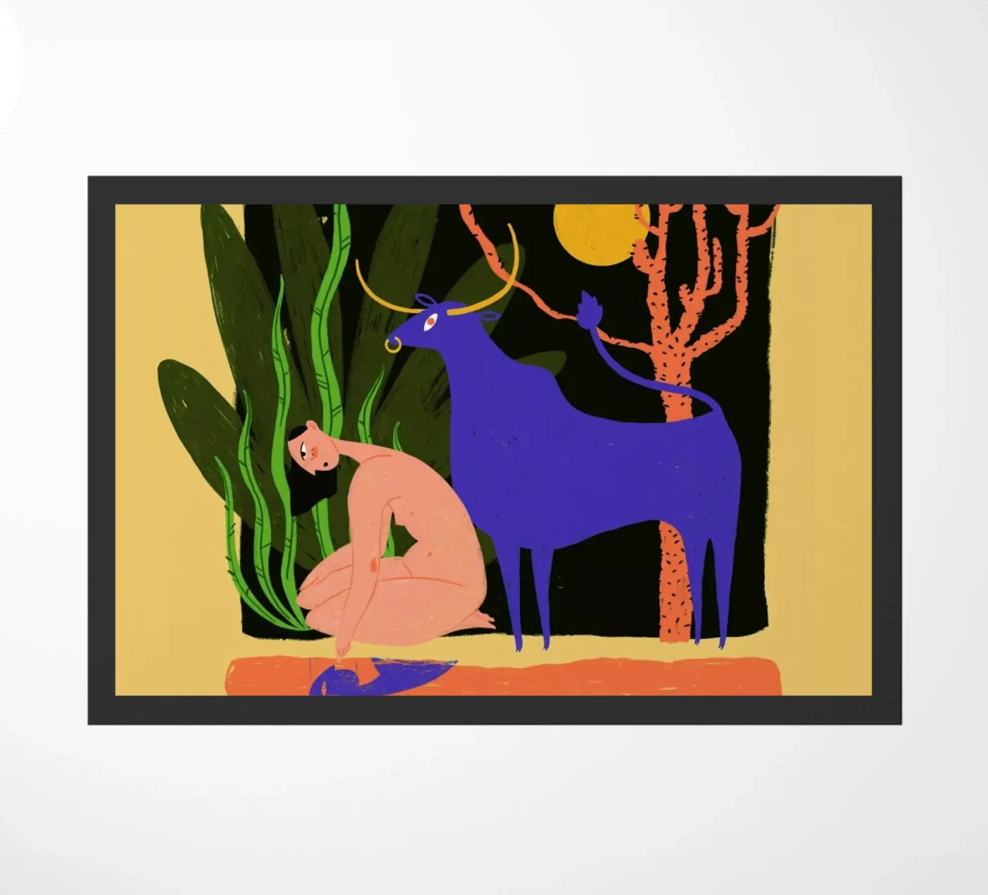 River Bathing deurmat van Studio One