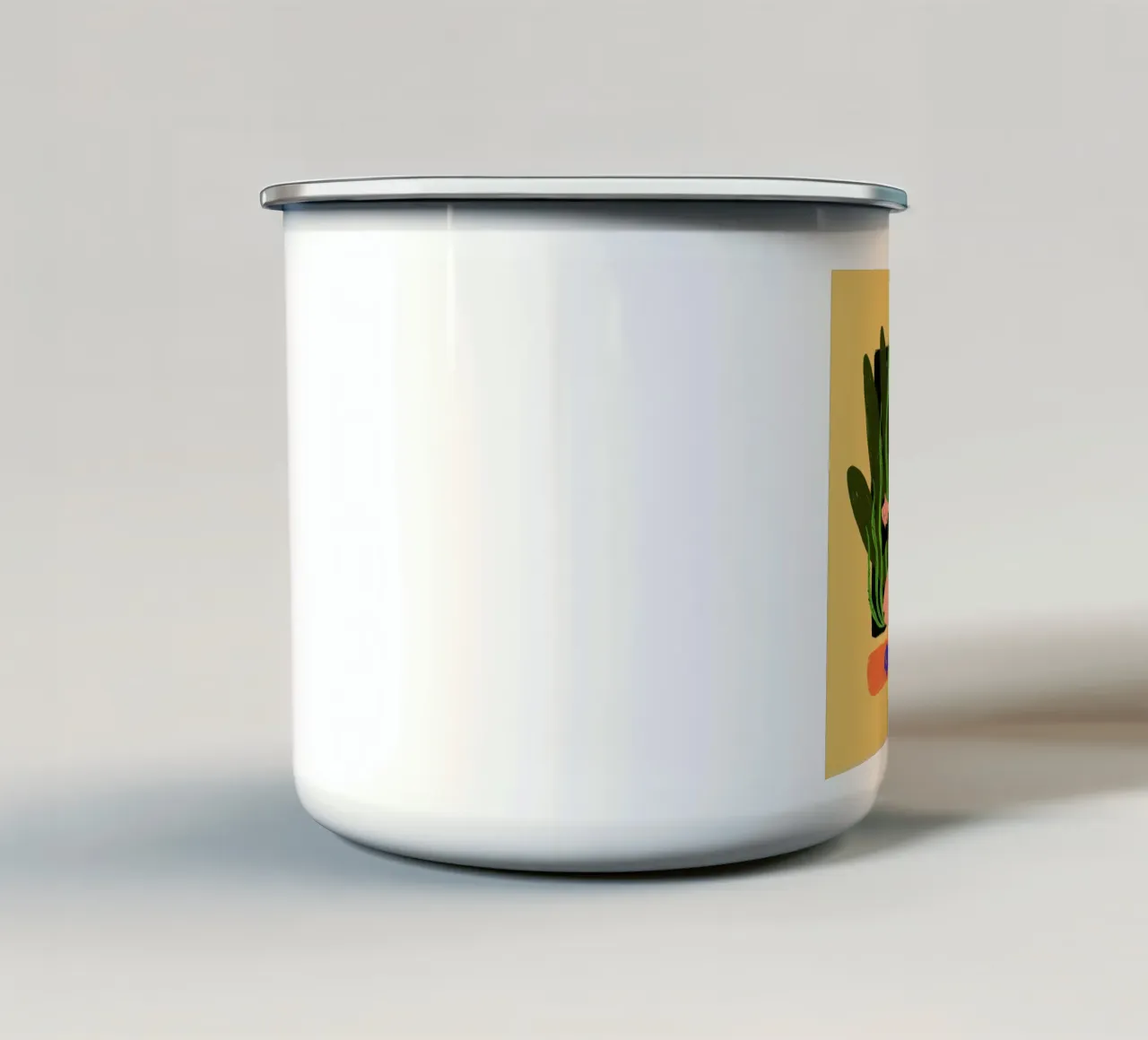 River Bathing tazza in smalto da Studio One
