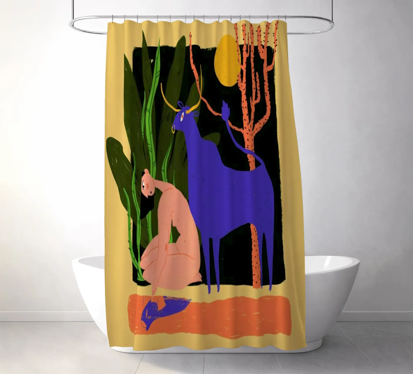 River Bathing douchegordijn van Studio One