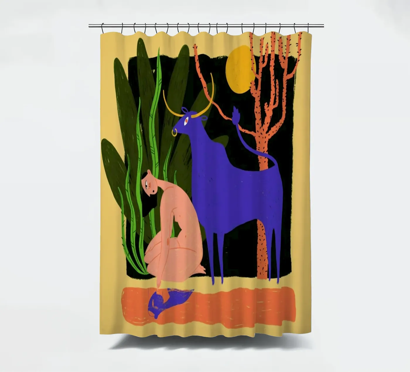 River Bathing Duschvorhang von Studio One