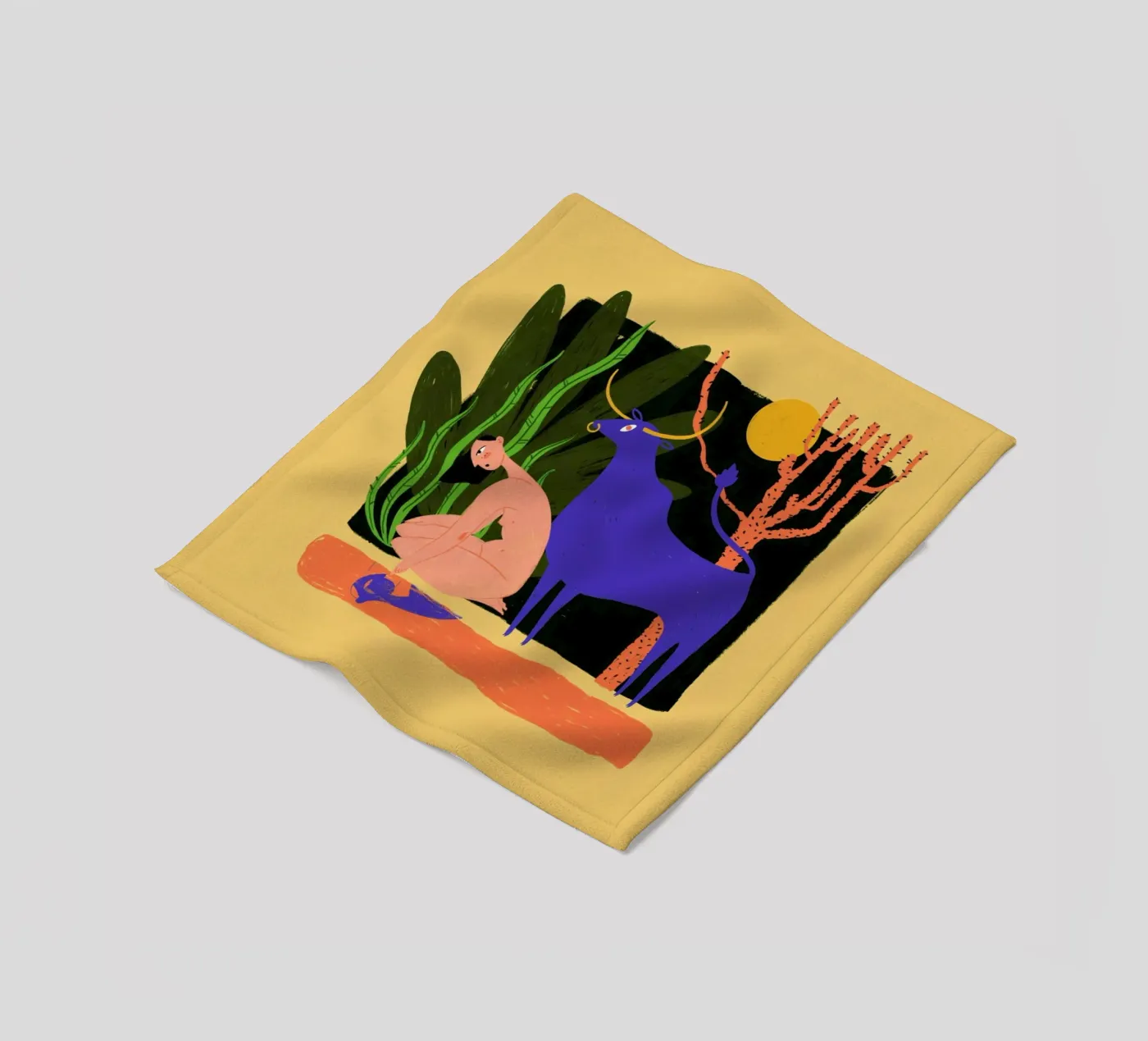 River Bathing coperta in pile da Studio One