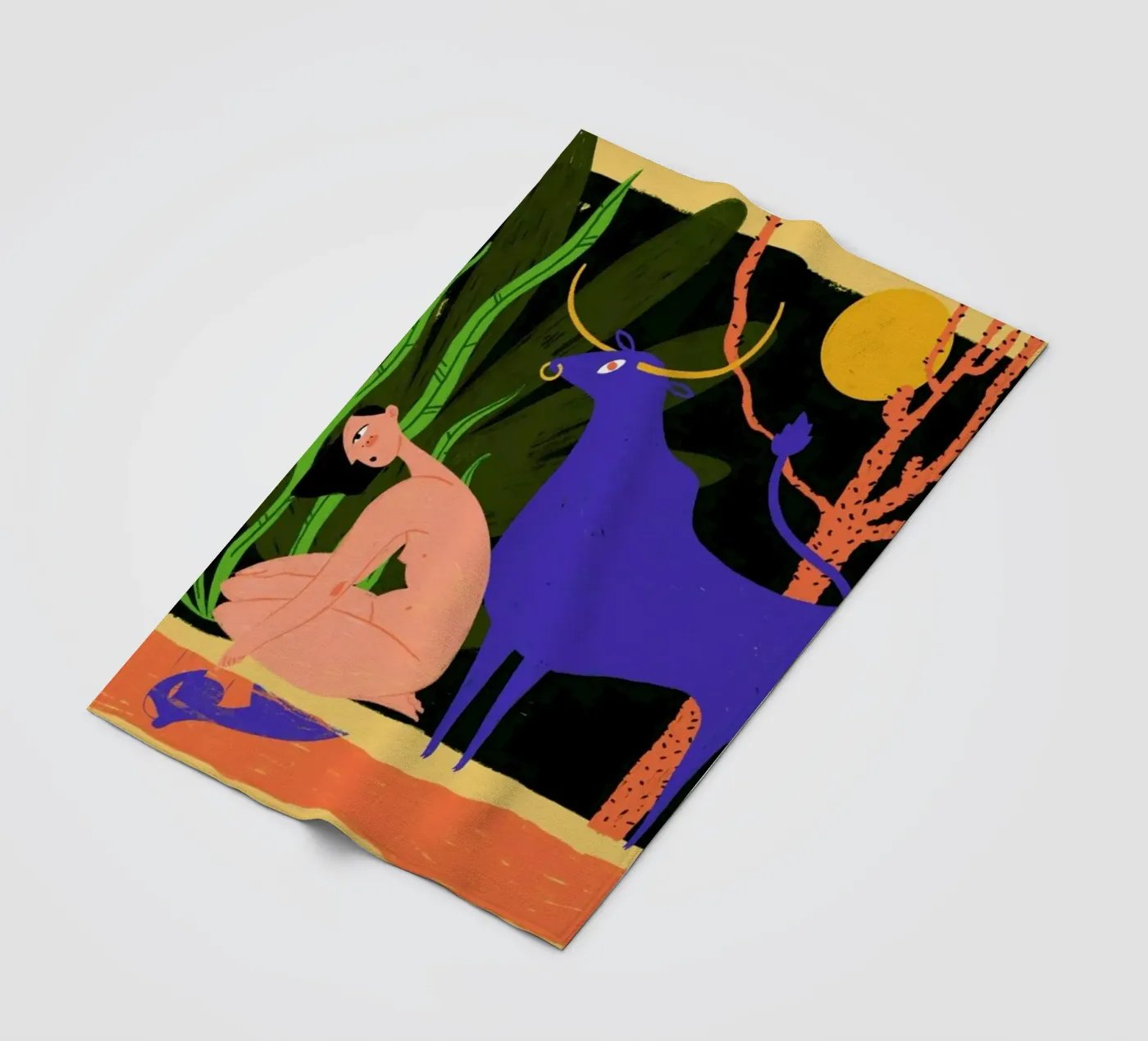 River Bathing coperta in pile da Studio One