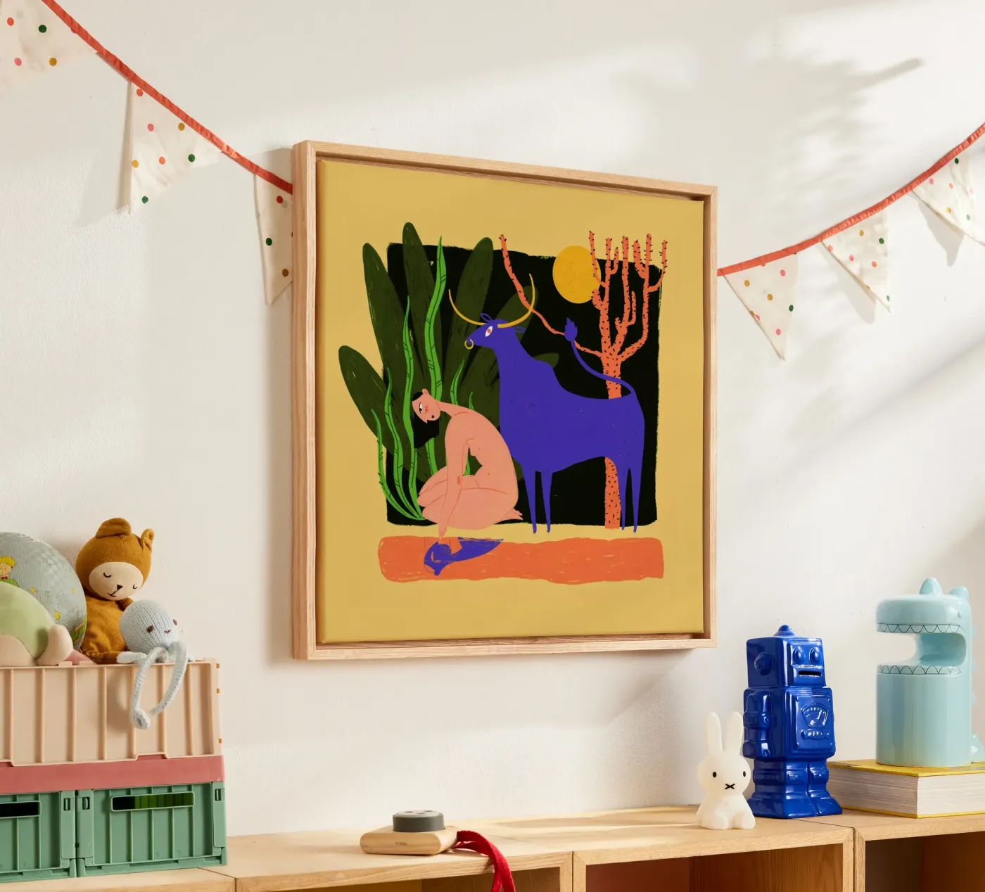 River Bathing canvas van Studio One