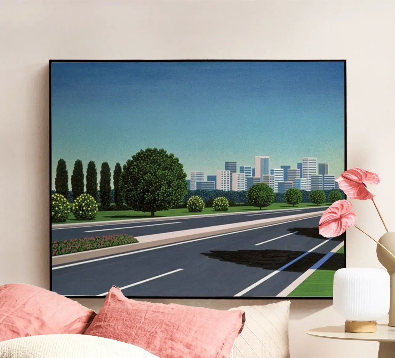 Hiroshi Nagai - Sulla strada plexiglass da Art In The Sky