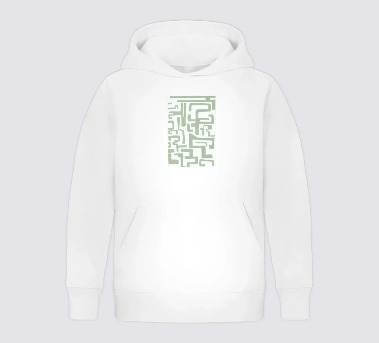 Kuba Groen kids hoodie by Femke Zwaan