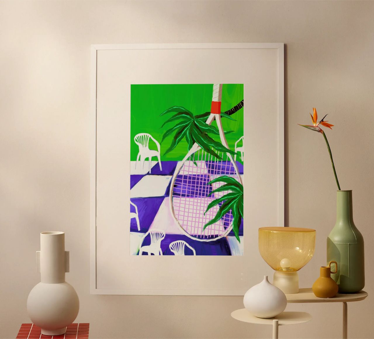 Tennis Match poster by Eva Wünsch