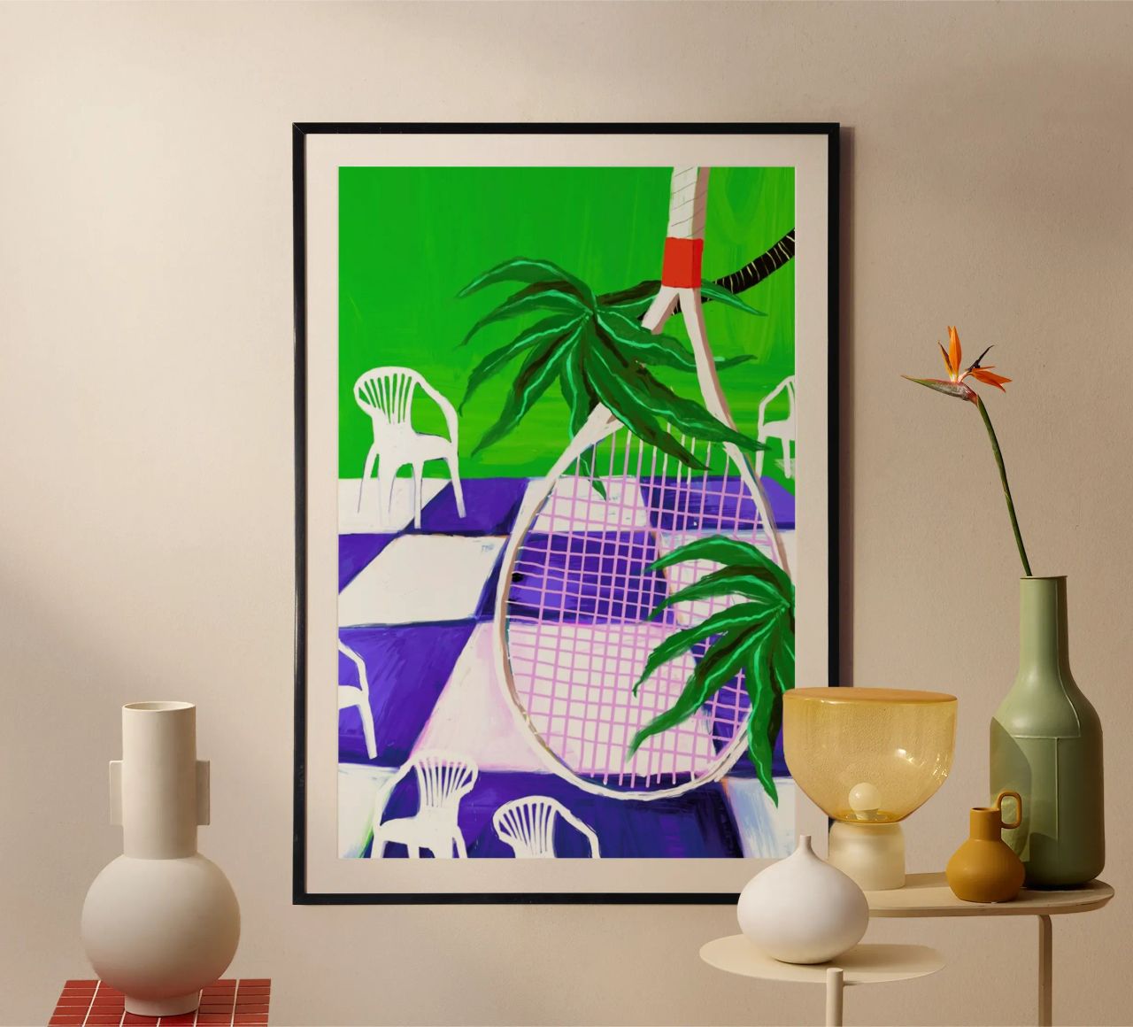 Tennis Match poster by Eva Wünsch