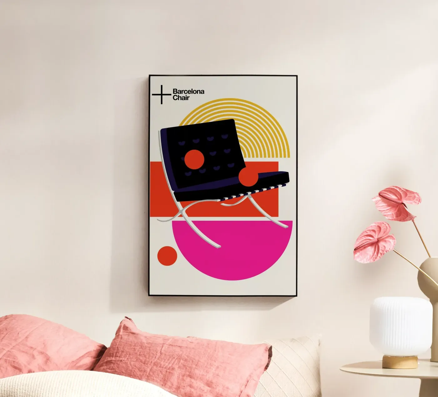 Sedia Barcelona plexiglass da Bo Lundberg