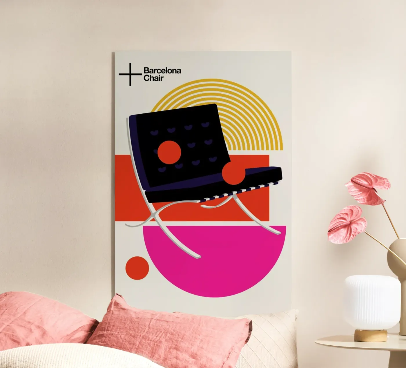 Sedia Barcelona plexiglass da Bo Lundberg