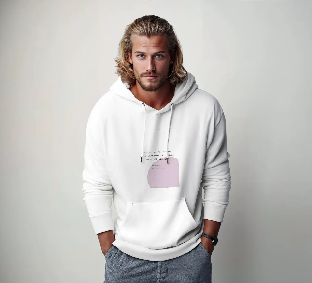 Citazione del Piccolo Principe. felpa con cappuccio da FRICKE DESIGN