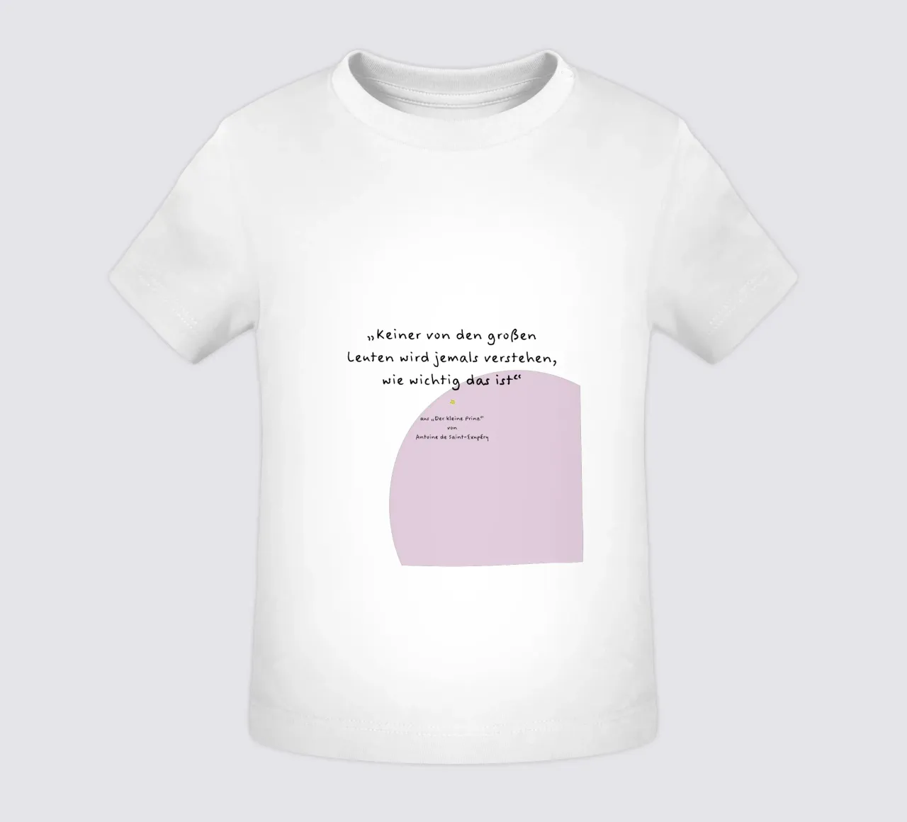 Zitat kleiner Prinz. Baby T-Shirt von FRICKE DESIGN