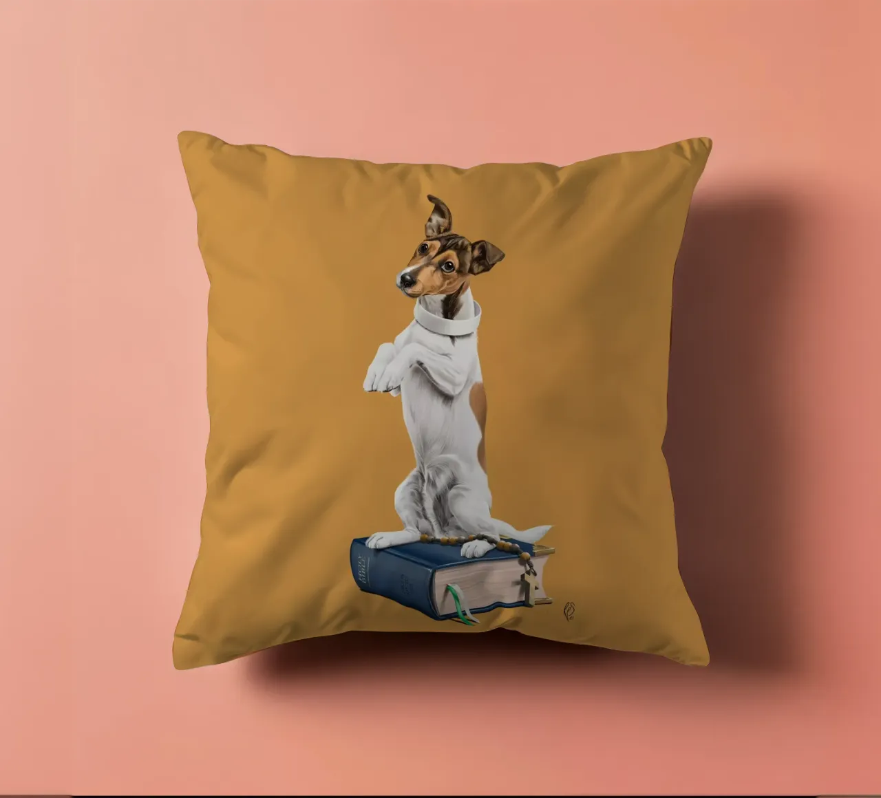 Jacked (Colour) cuscino da Rob Art | Illustration