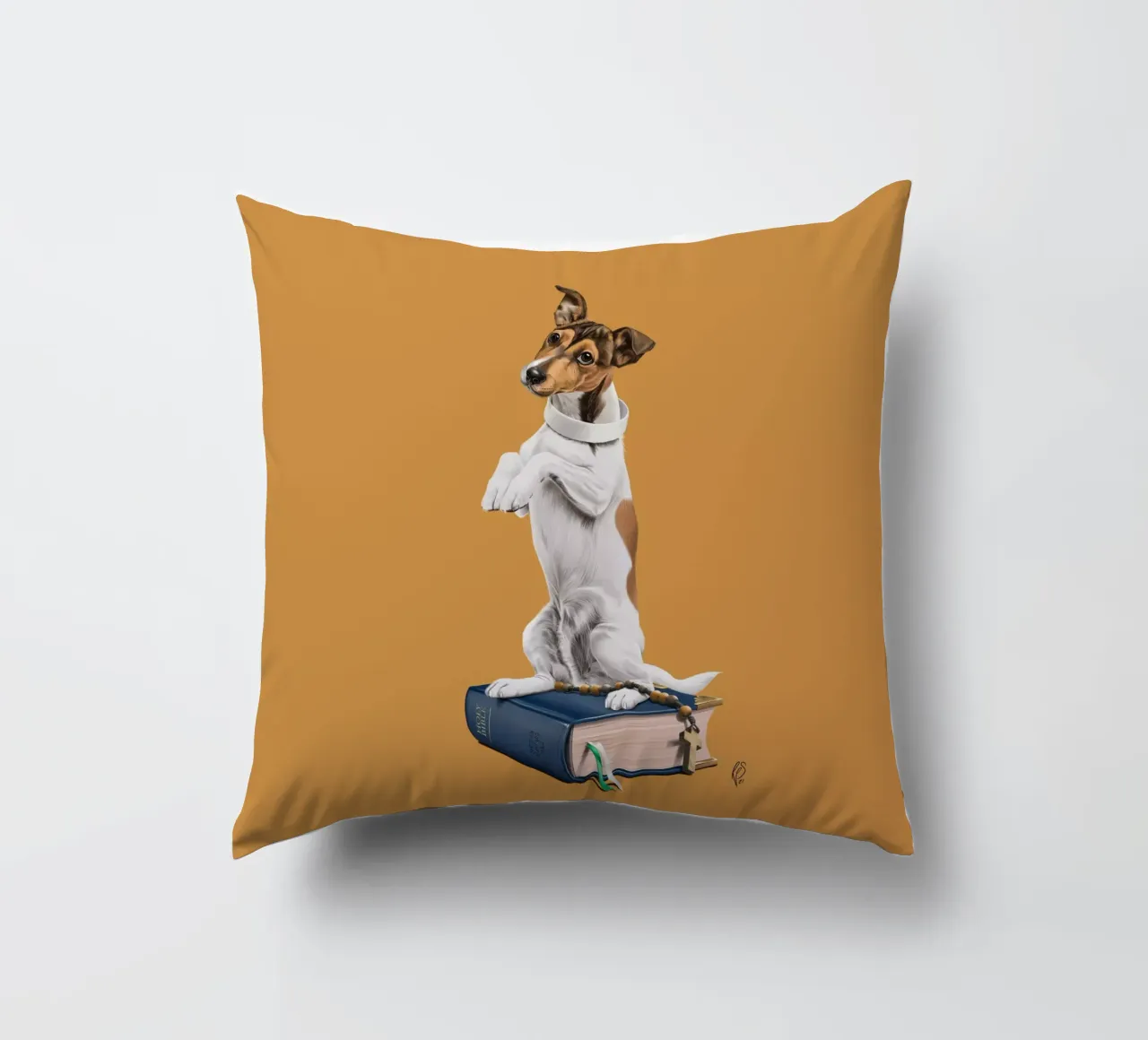 Jacked (Colour) cuscino da Rob Art | Illustration