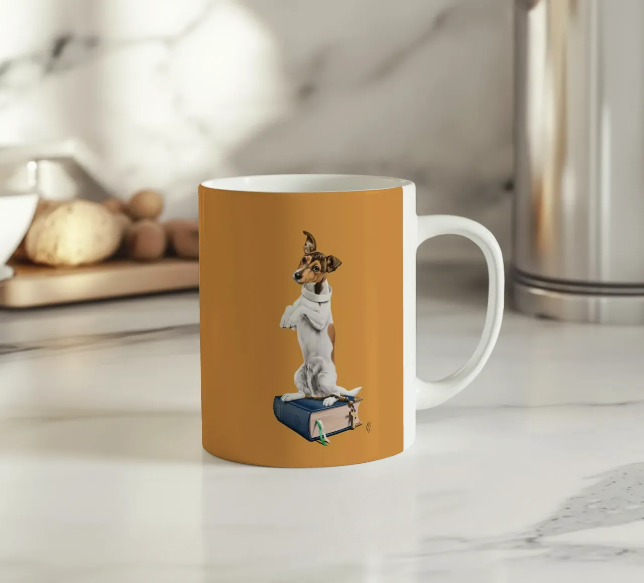 Jacked (Colour) tazza in ceramica da Rob Art | Illustration