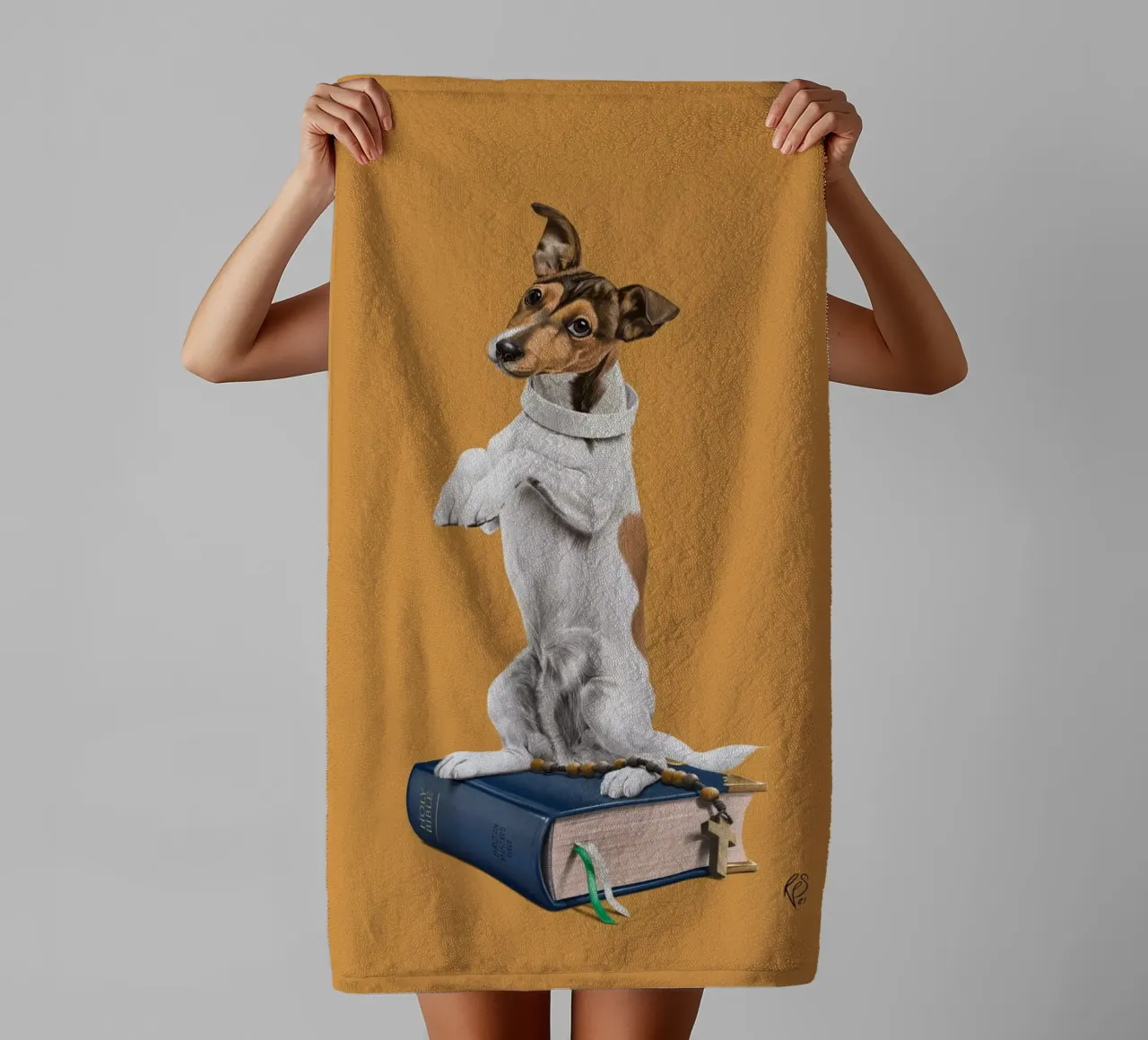 Jacked (Colour) asciugamano da bagno da Rob Art | Illustration