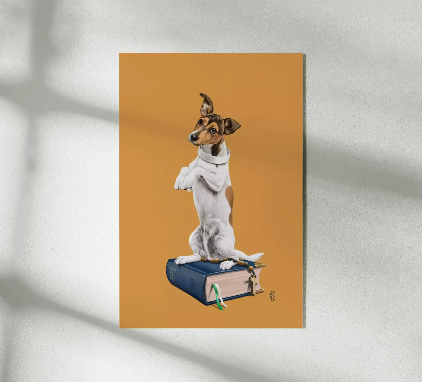 Jacked (Colour) acryl van Rob Art | Illustration