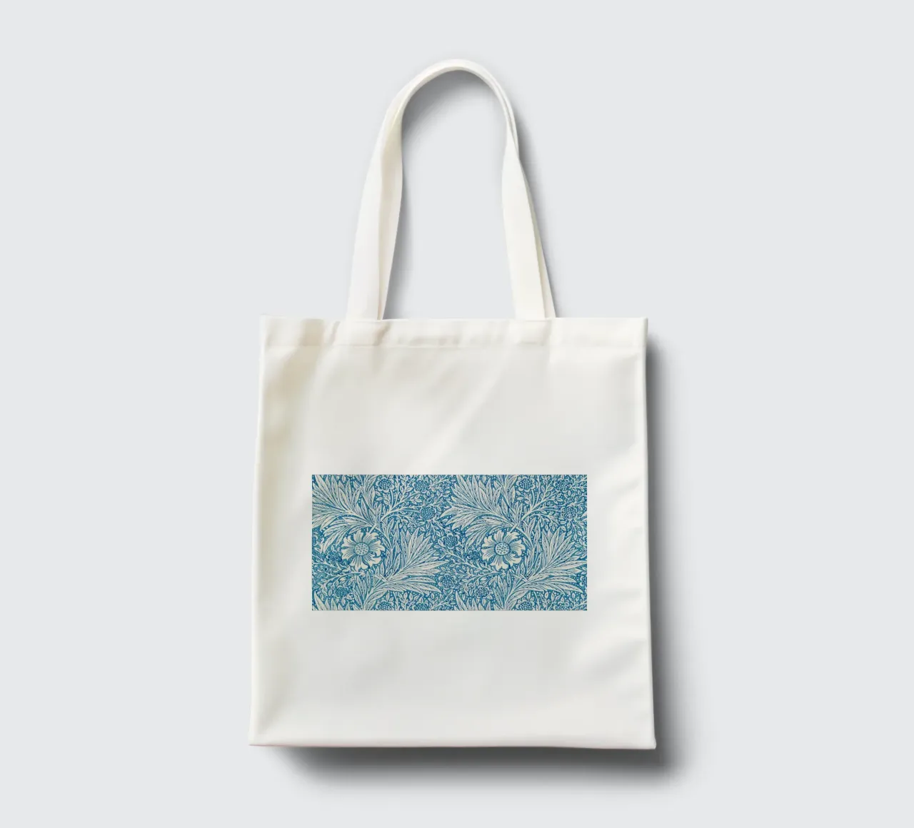 William Morris Seaweed - Modello botanico Arts & Crafts borsa in juta da NorwesClub