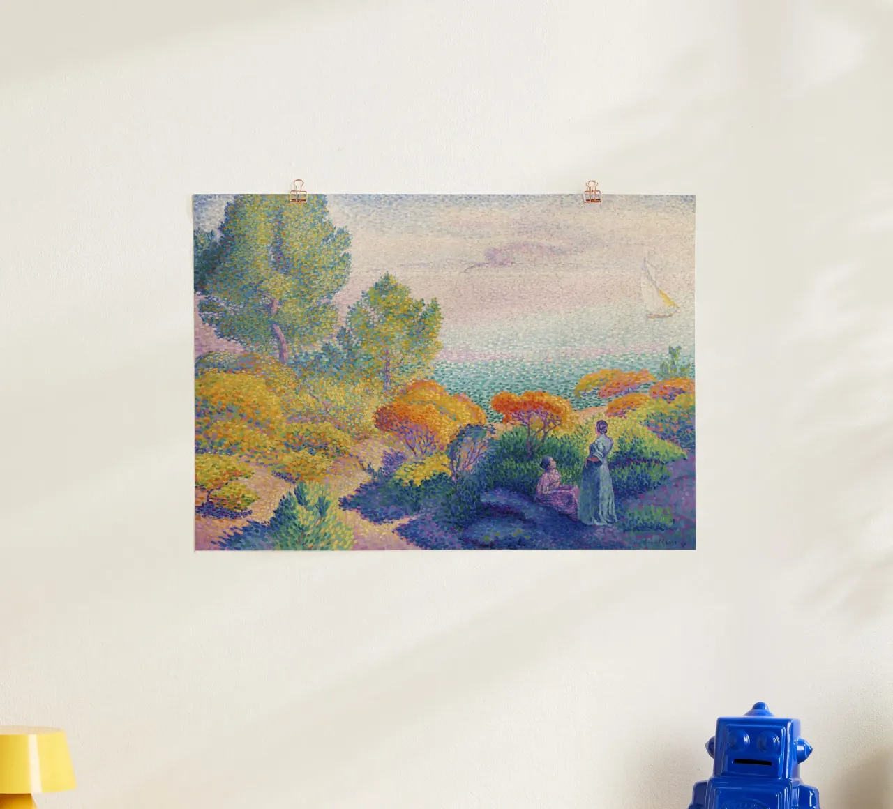 Henri-Edmond Cross's Two Women - Pointillist Landscape hahnemühle by NorwesClub