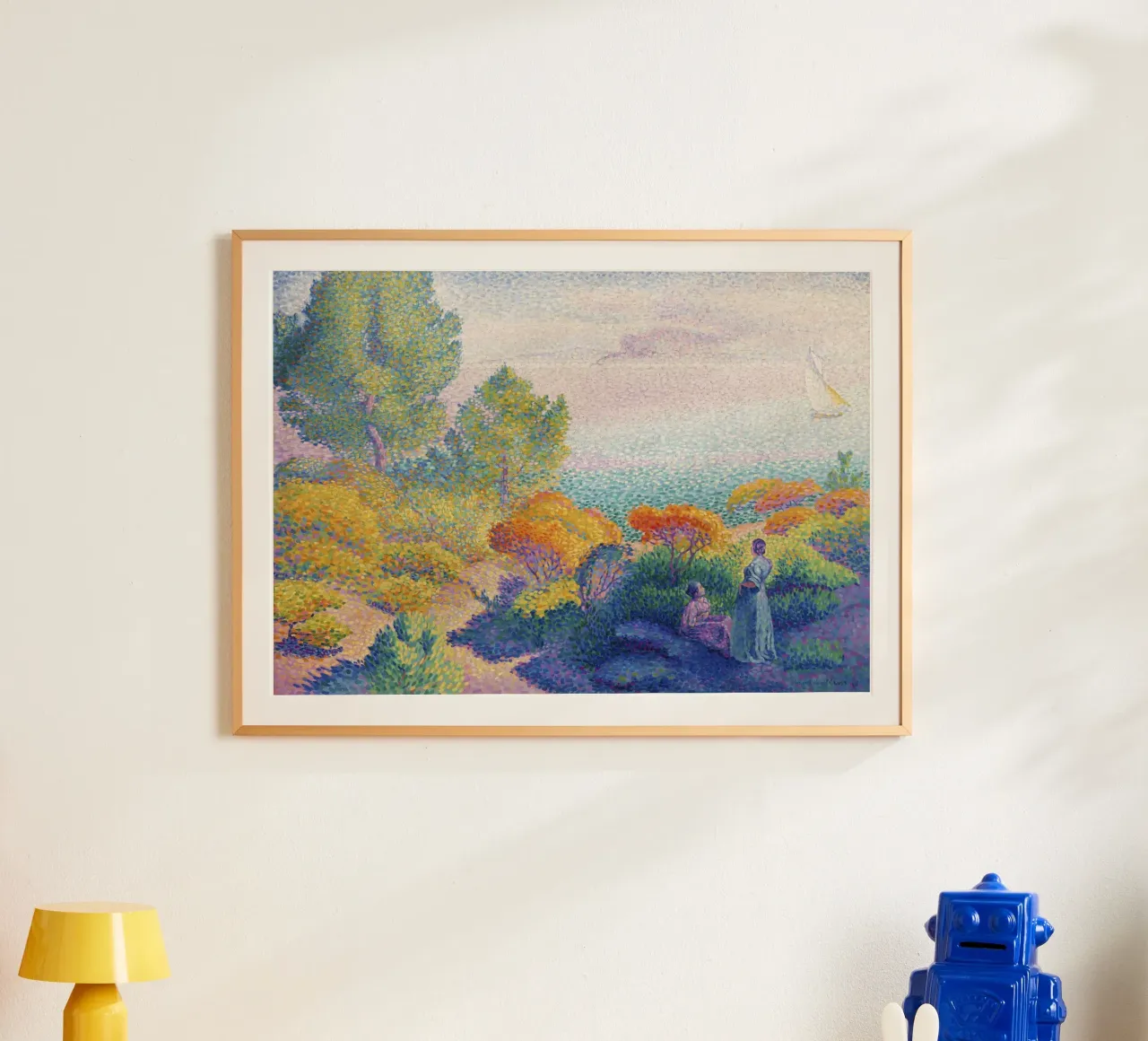 Henri-Edmond Cross's Two Women - Pointillist Landscape hahnemühle by NorwesClub