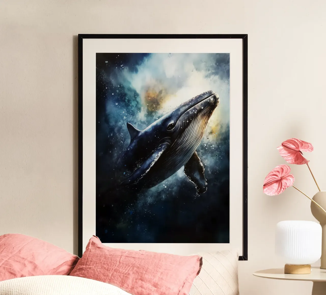 La vida de las ballenas hahnemühle de Justyna Jaszke JBJart
