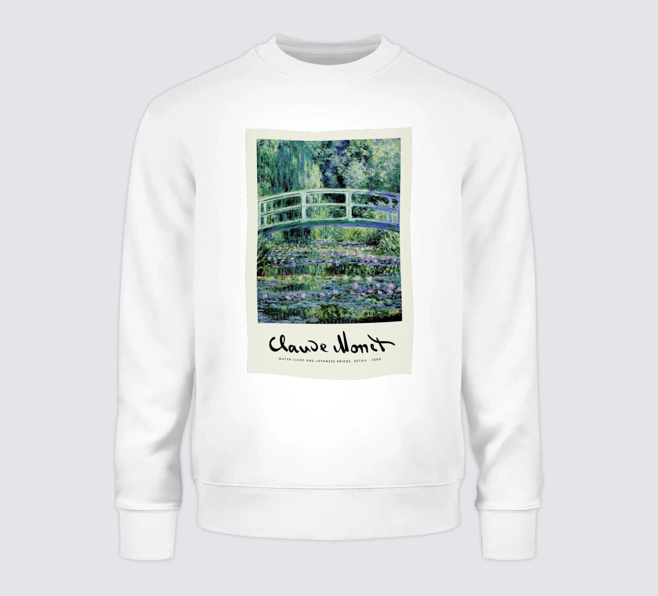 Monet – Signed Japanese Bridge felpa da Vintage by JUNIQE
