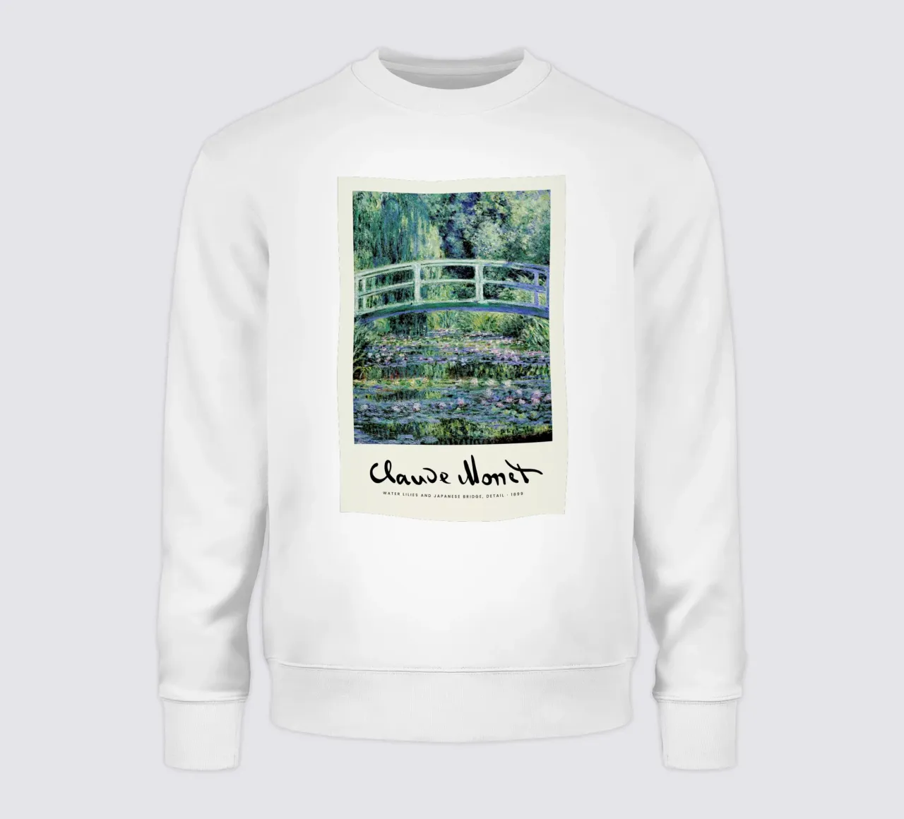 Monet – Signed Japanese Bridge felpa da Vintage by JUNIQE