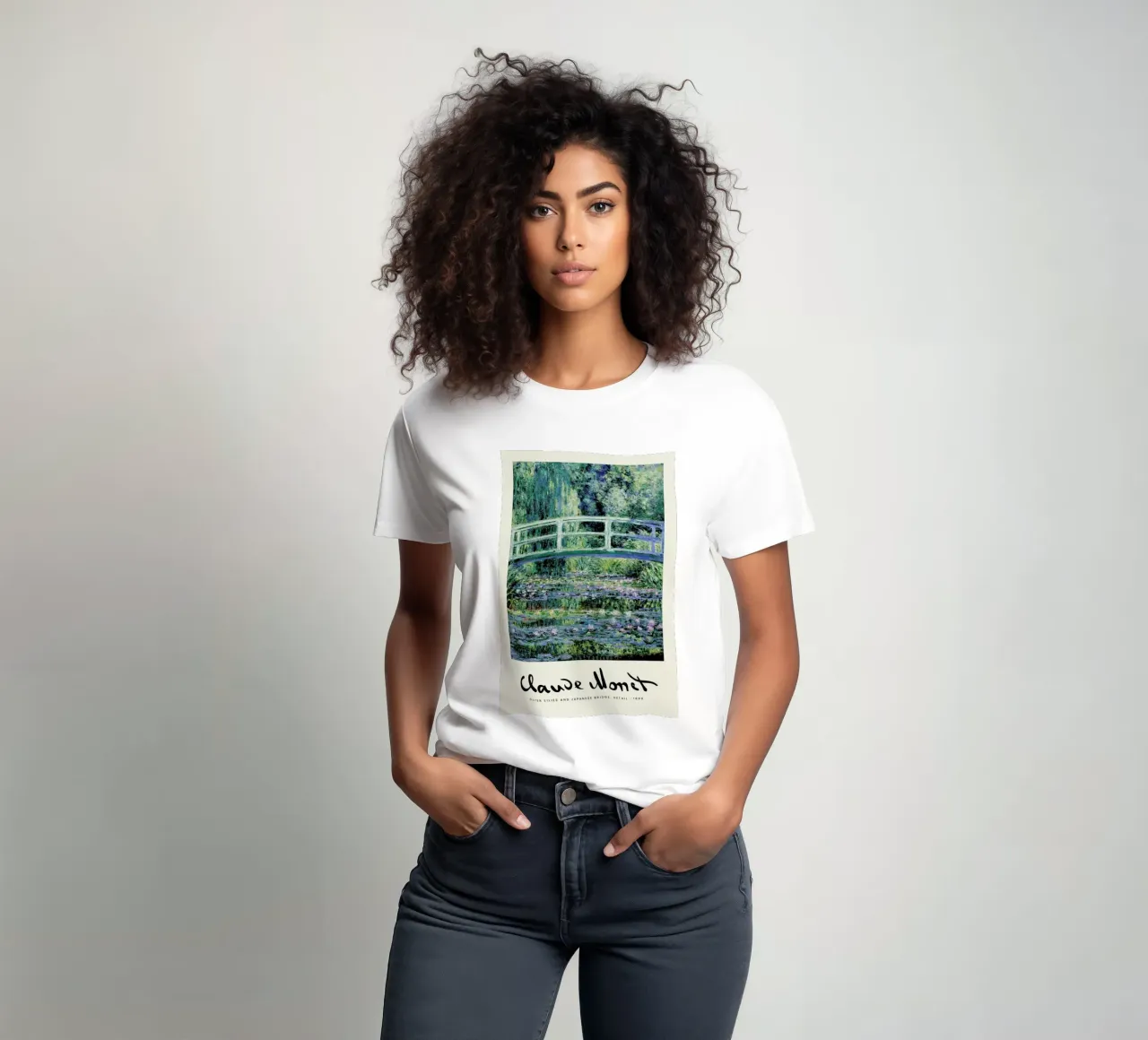 Monet – Signed Japanese Bridge t-shirt da Vintage by JUNIQE