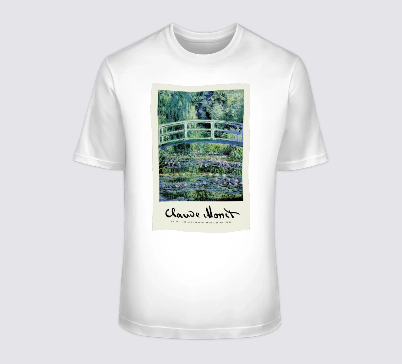 Monet – Signed Japanese Bridge t-shirt da Vintage by JUNIQE