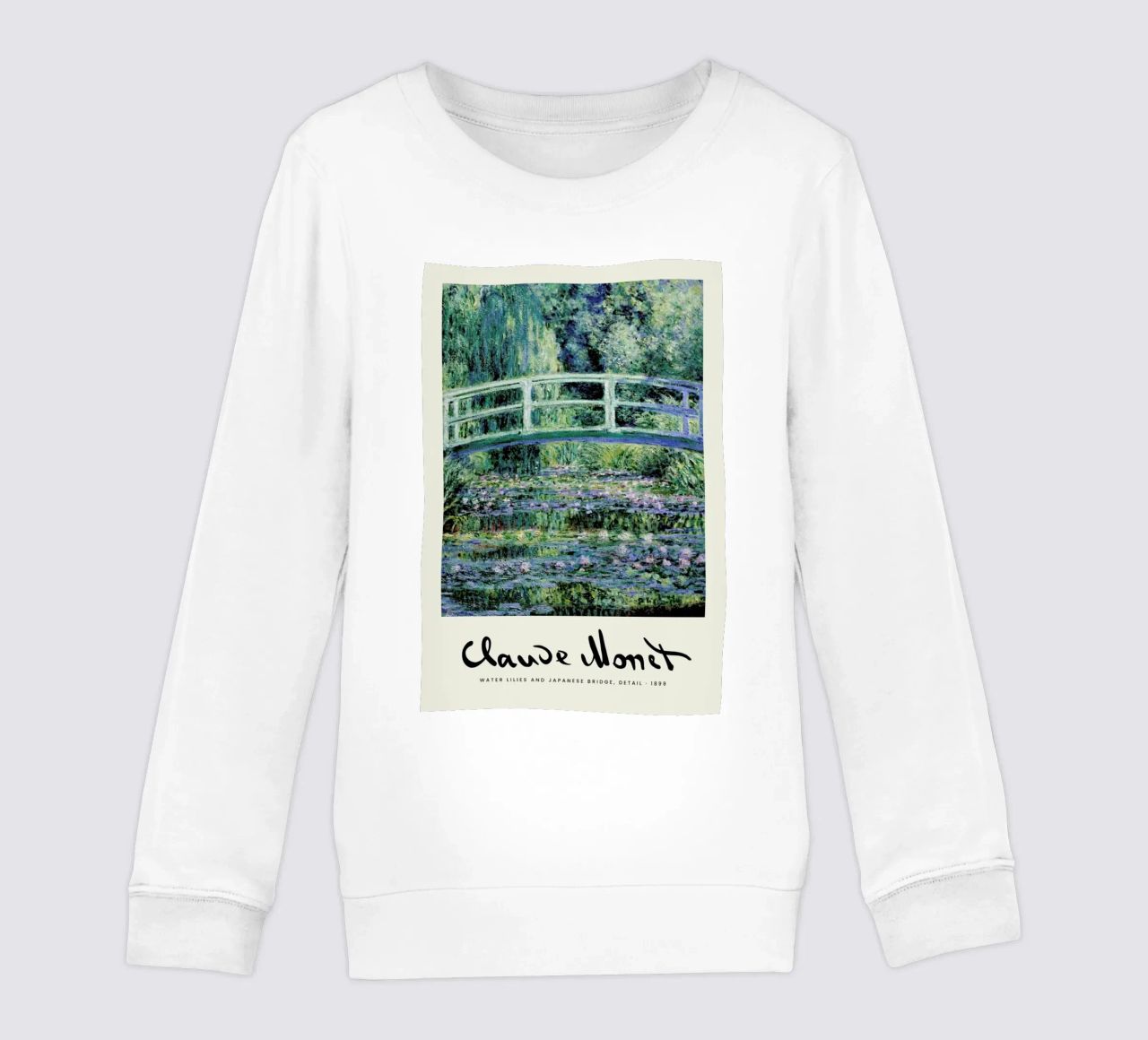 Monet – Signed Japanese Bridge felpa bambino da Vintage by JUNIQE