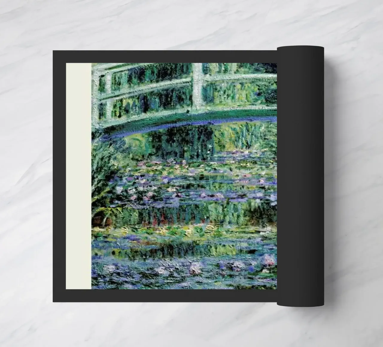 Monet – Signed Japanese Bridge zerbino da Vintage by JUNIQE