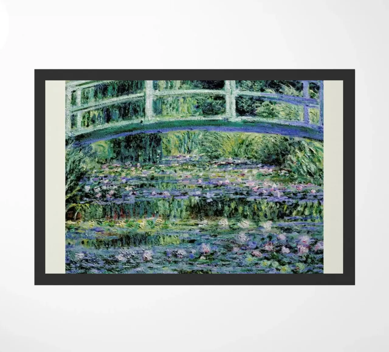 Monet – Signed Japanese Bridge zerbino da Vintage by JUNIQE