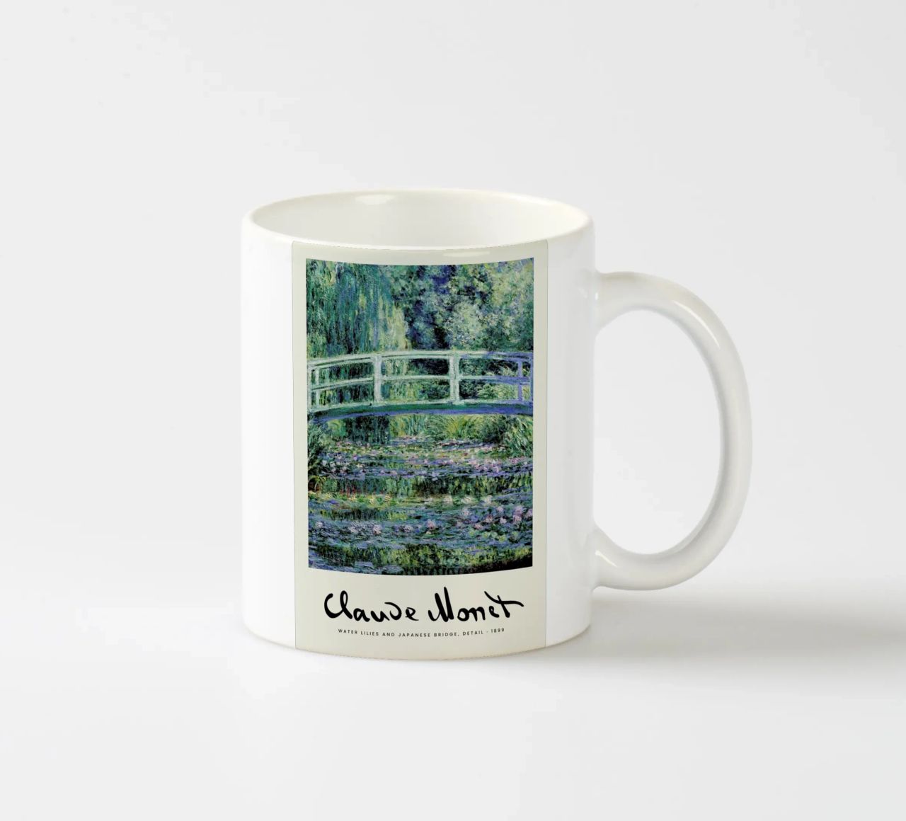 Monet – Signed Japanese Bridge tazza in ceramica da Vintage by JUNIQE