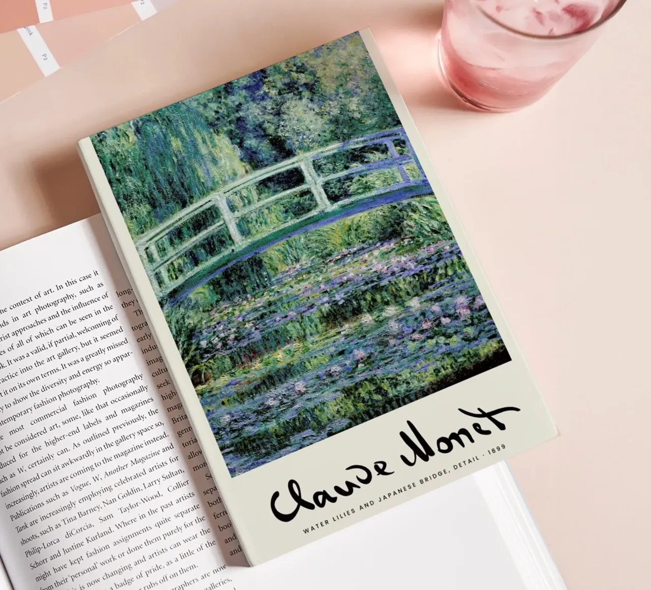 Monet – Signed Japanese Bridge notebook by Vintage by JUNIQE