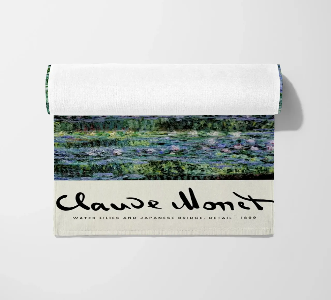 Monet – Signed Japanese Bridge telo mare da Vintage by JUNIQE