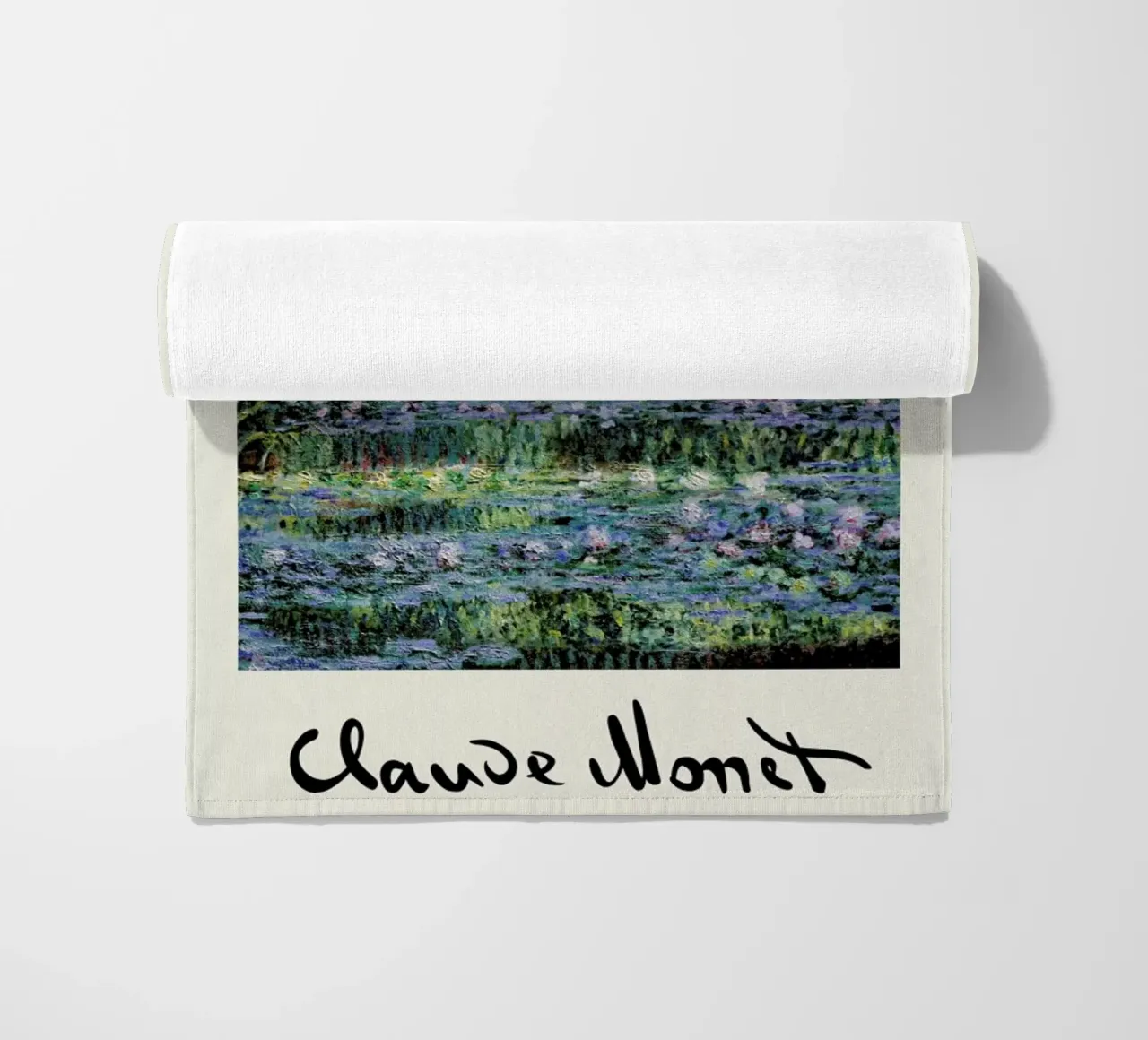 Monet – Signed Japanese Bridge telo mare da Vintage by JUNIQE