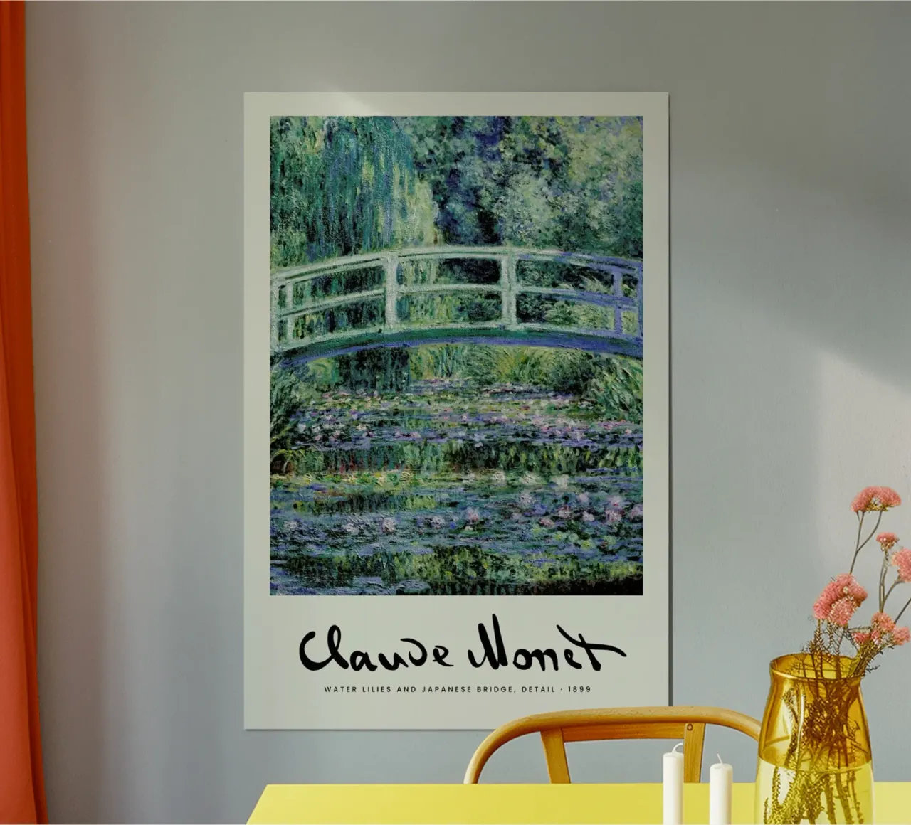 Monet – Signed Japanese Bridge carta hahnemühle da Vintage by JUNIQE