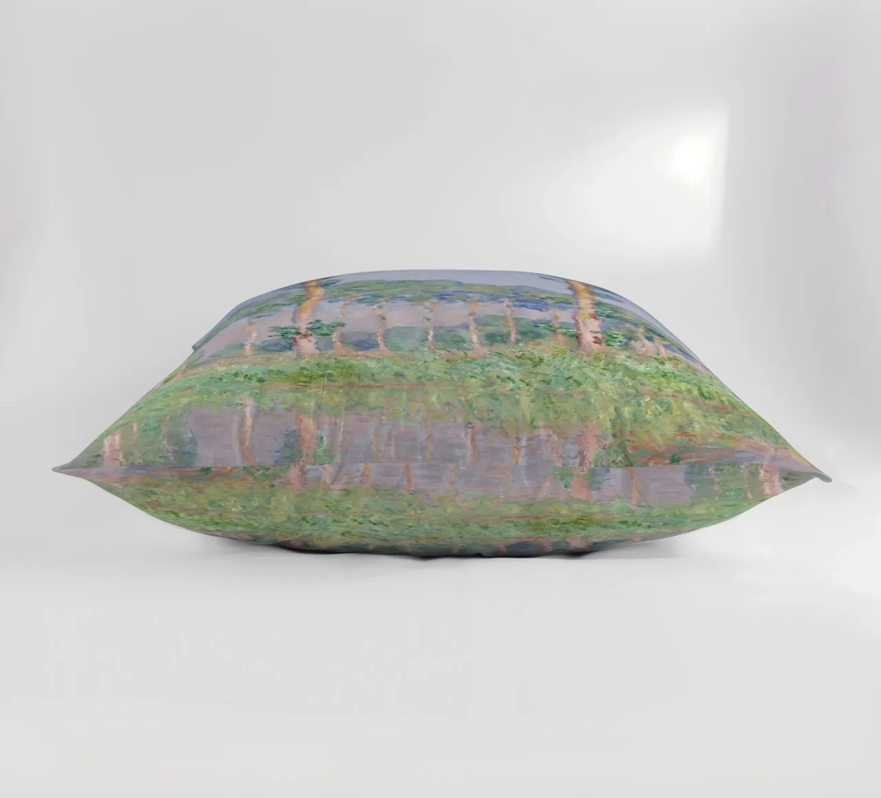 I pioppi dell'Epte di Monet - Paesaggio impressionista cuscino da NorwesClub