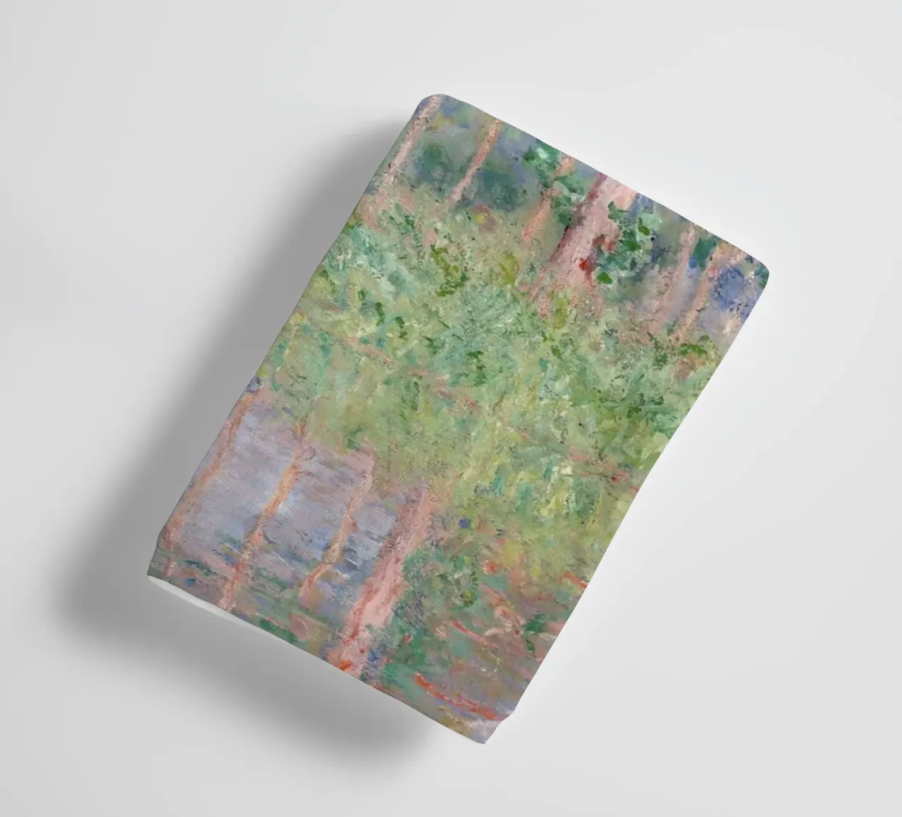 Monet's Poplars on the Epte - Impressionist Landscape Art towel by NorwesClub
