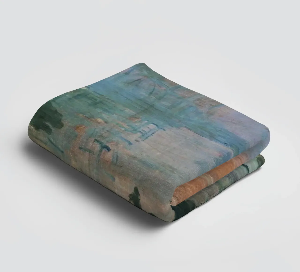 Monet's Impression, Sunrise - Iconic Impressionist Seascape towel by NorwesClub
