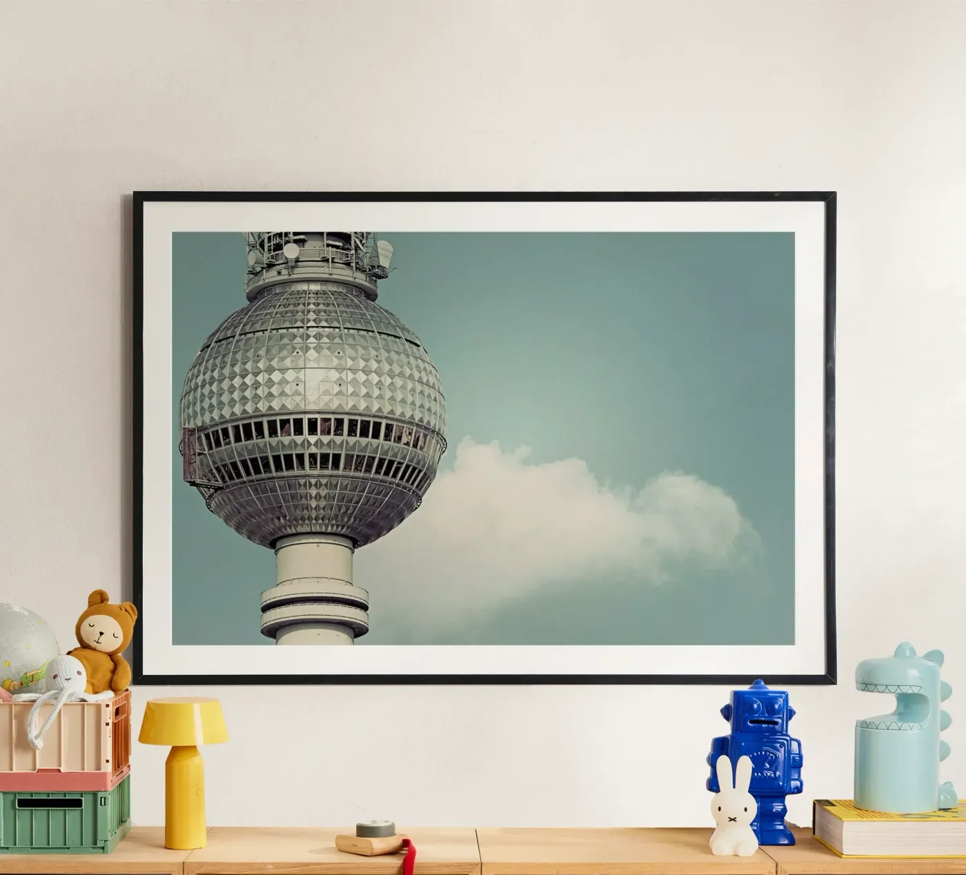 Fernsehturm poster van Michael Belhadi