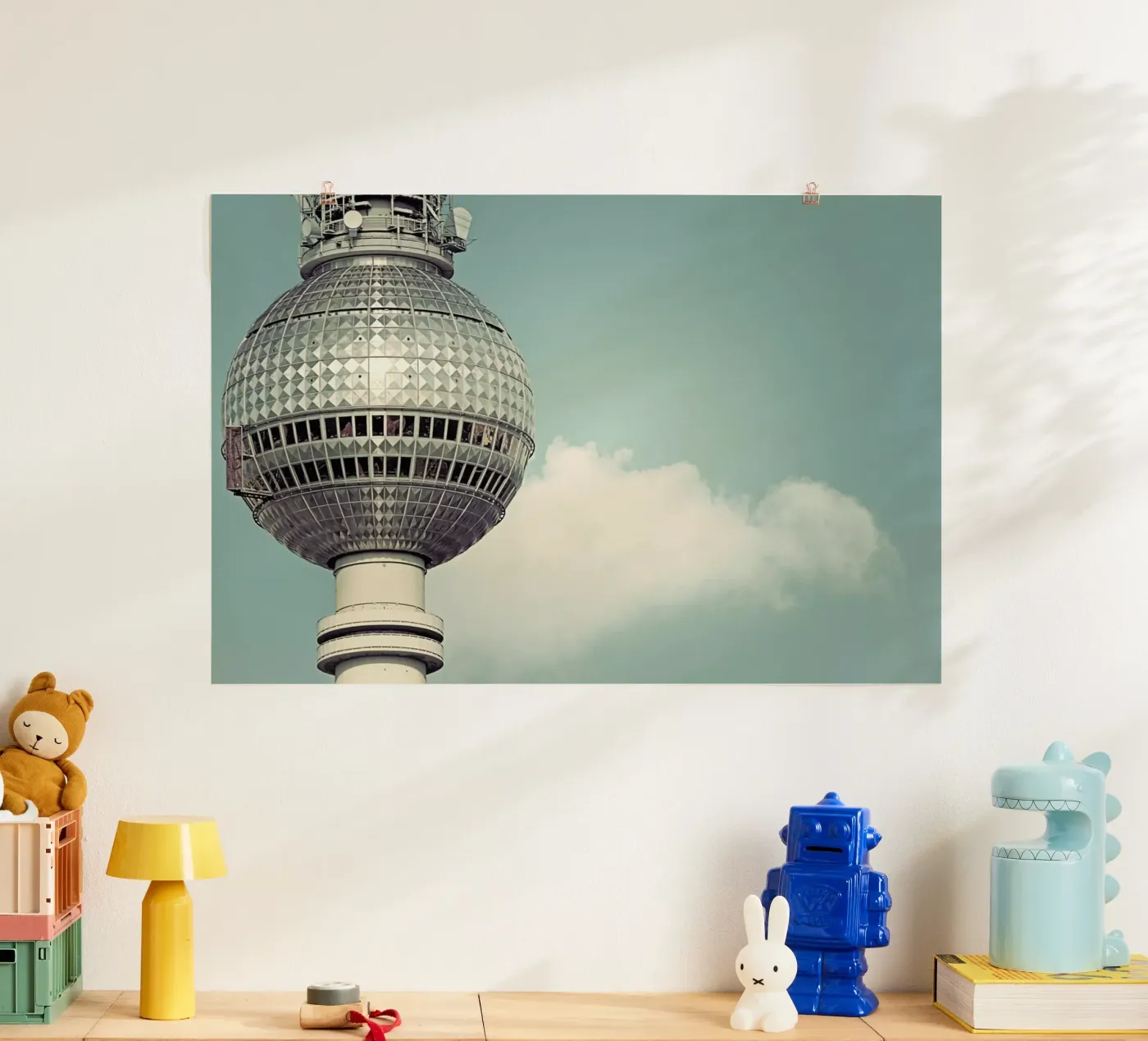 Fernsehturm poster van Michael Belhadi