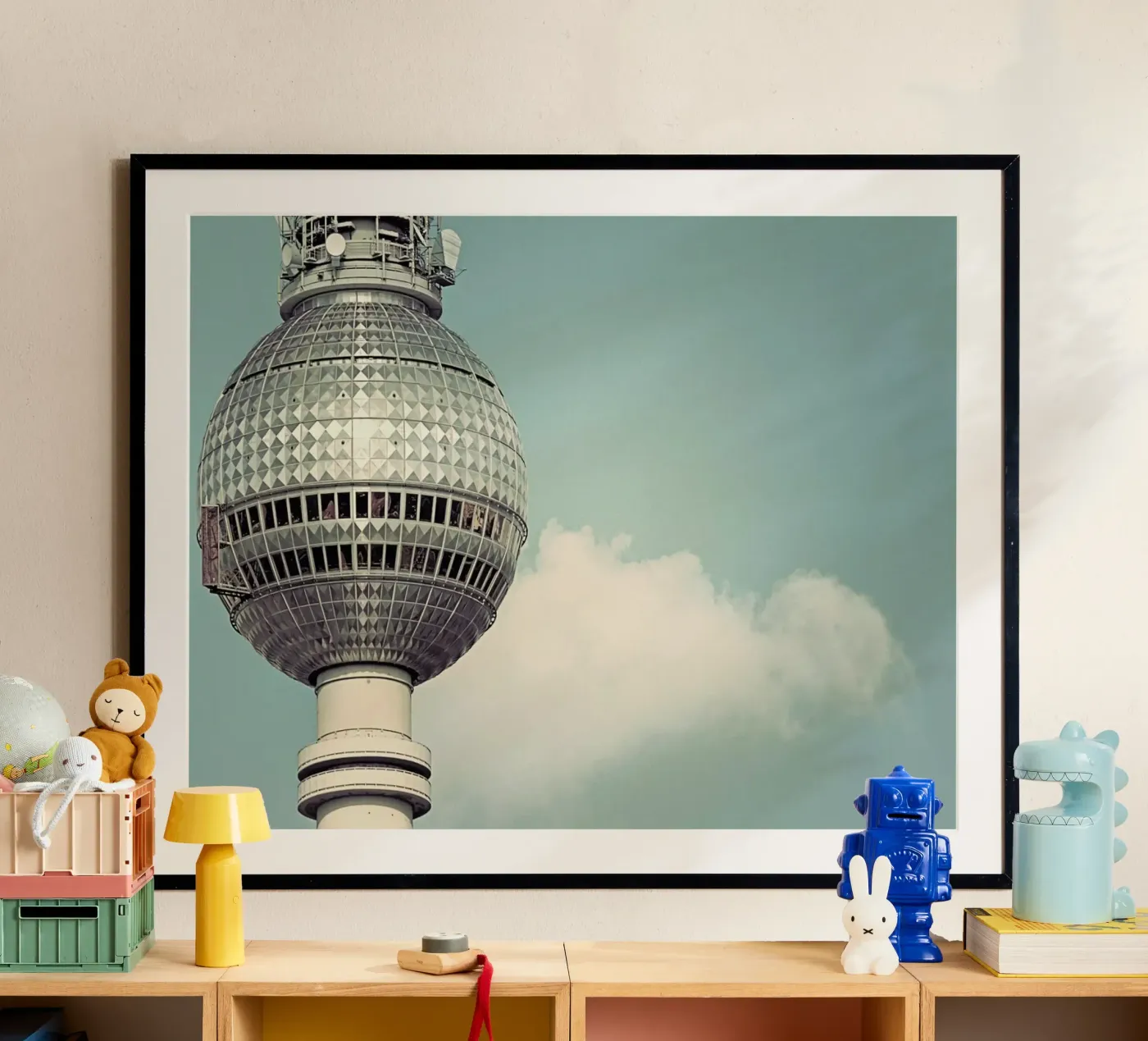 Fernsehturm poster van Michael Belhadi