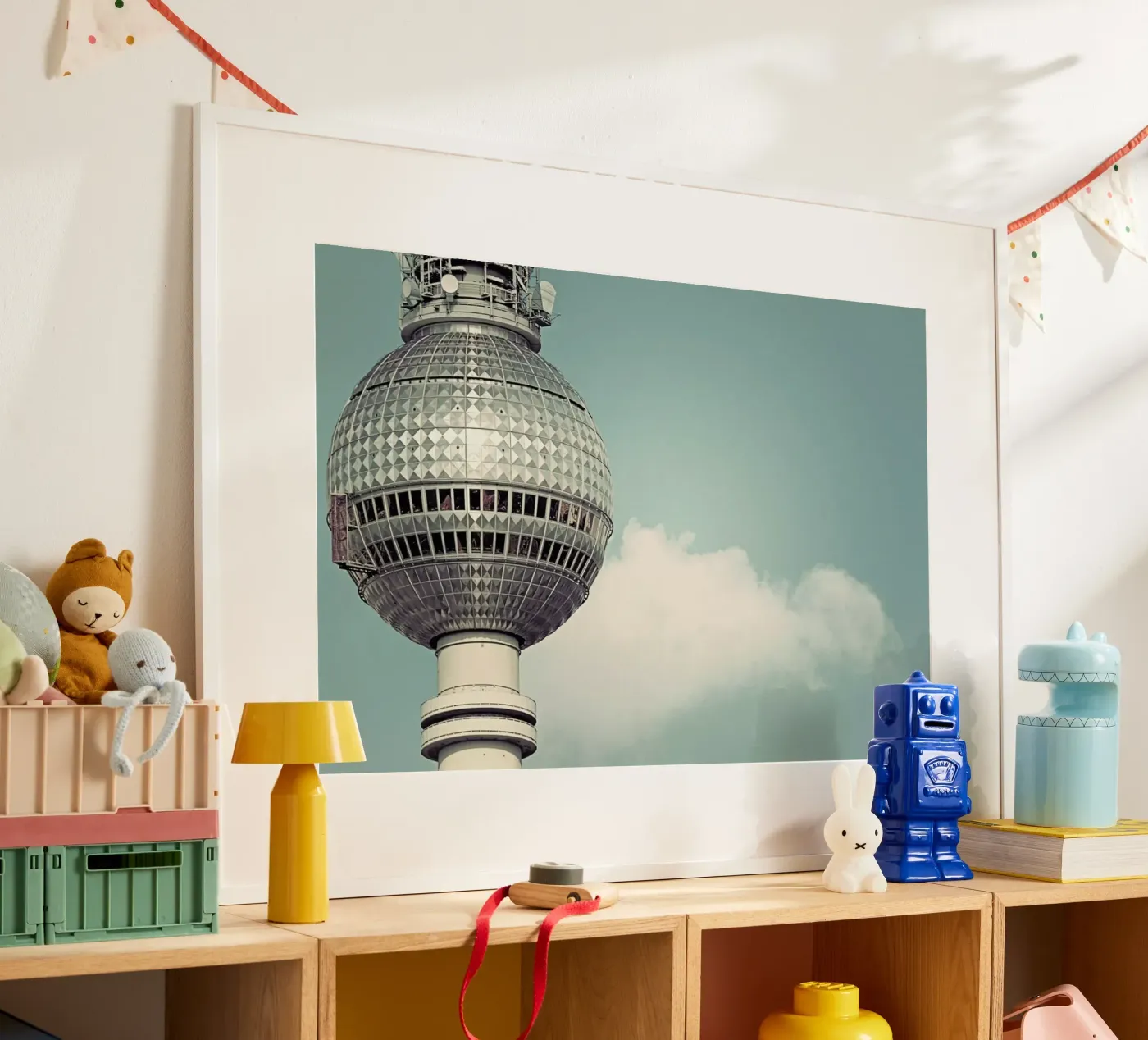 Fernsehturm poster van Michael Belhadi